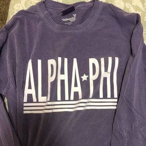 Purple aphi long sleeve